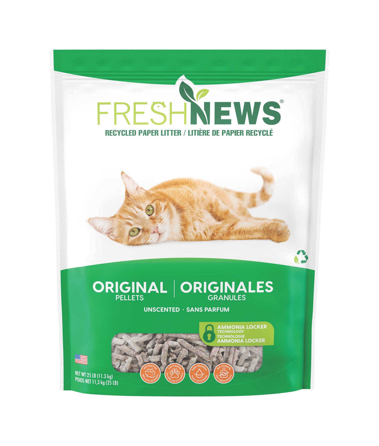 Fresh News Paper Cat Litter