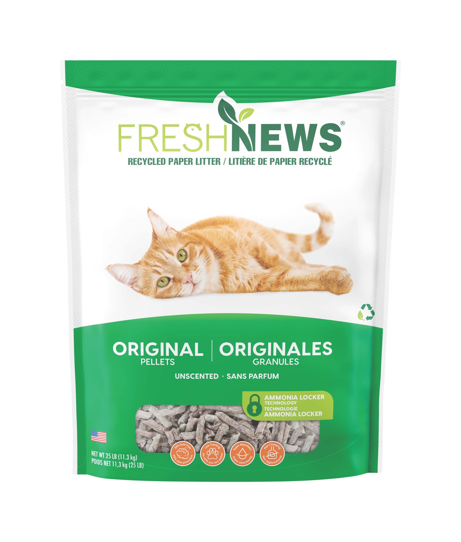 Fresh News Paper Cat Litter