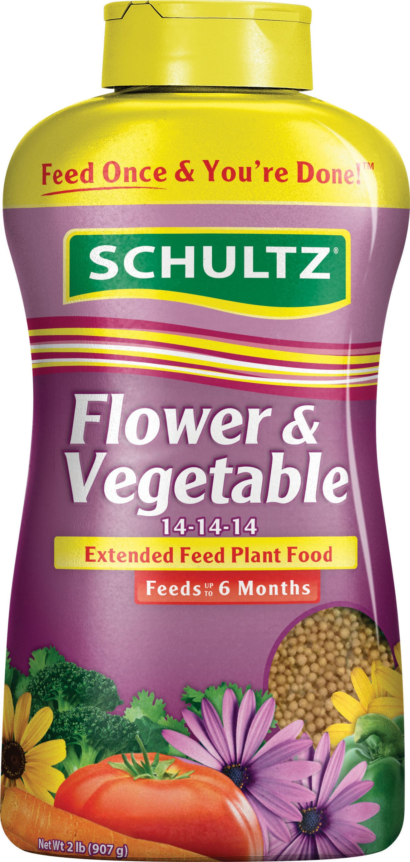 Flower Vegetable Extended Feed Plant Food 14-14-14