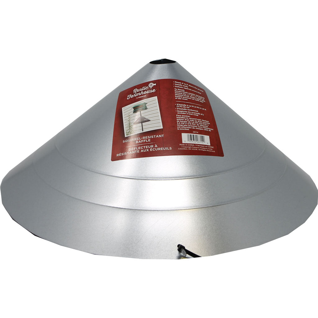 Rustic Farmhouse Squirrel-Resistant Baffle