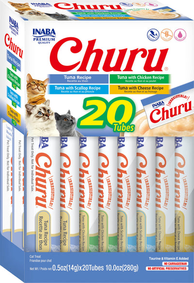 Inaba Churu Puree Cat Treats Variety Box