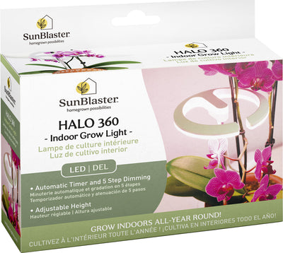 Halo 360 Indoor Led Grow Light W/Timer