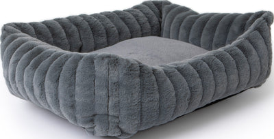 Petmate Lavender Plush Cuddler Bed