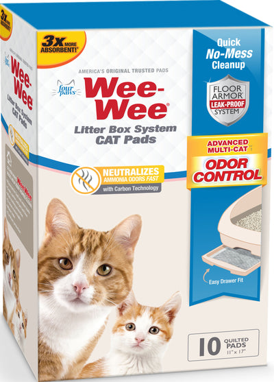 Wee-Wee Litter Box System Cat Pads