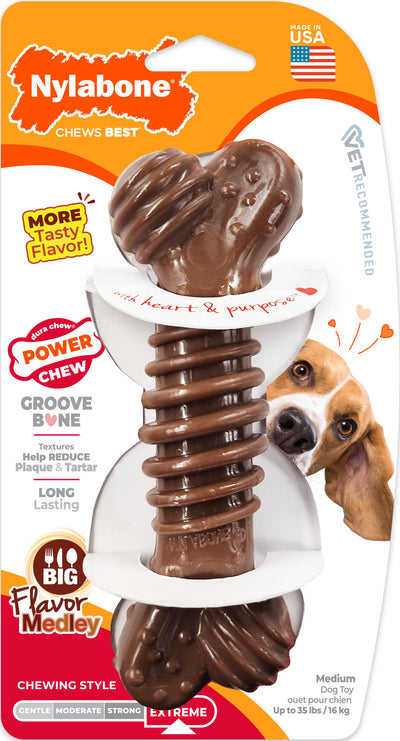 Nylabone Power Chew Textured Bone