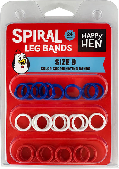 Happy Hen Spiral Leg Bands