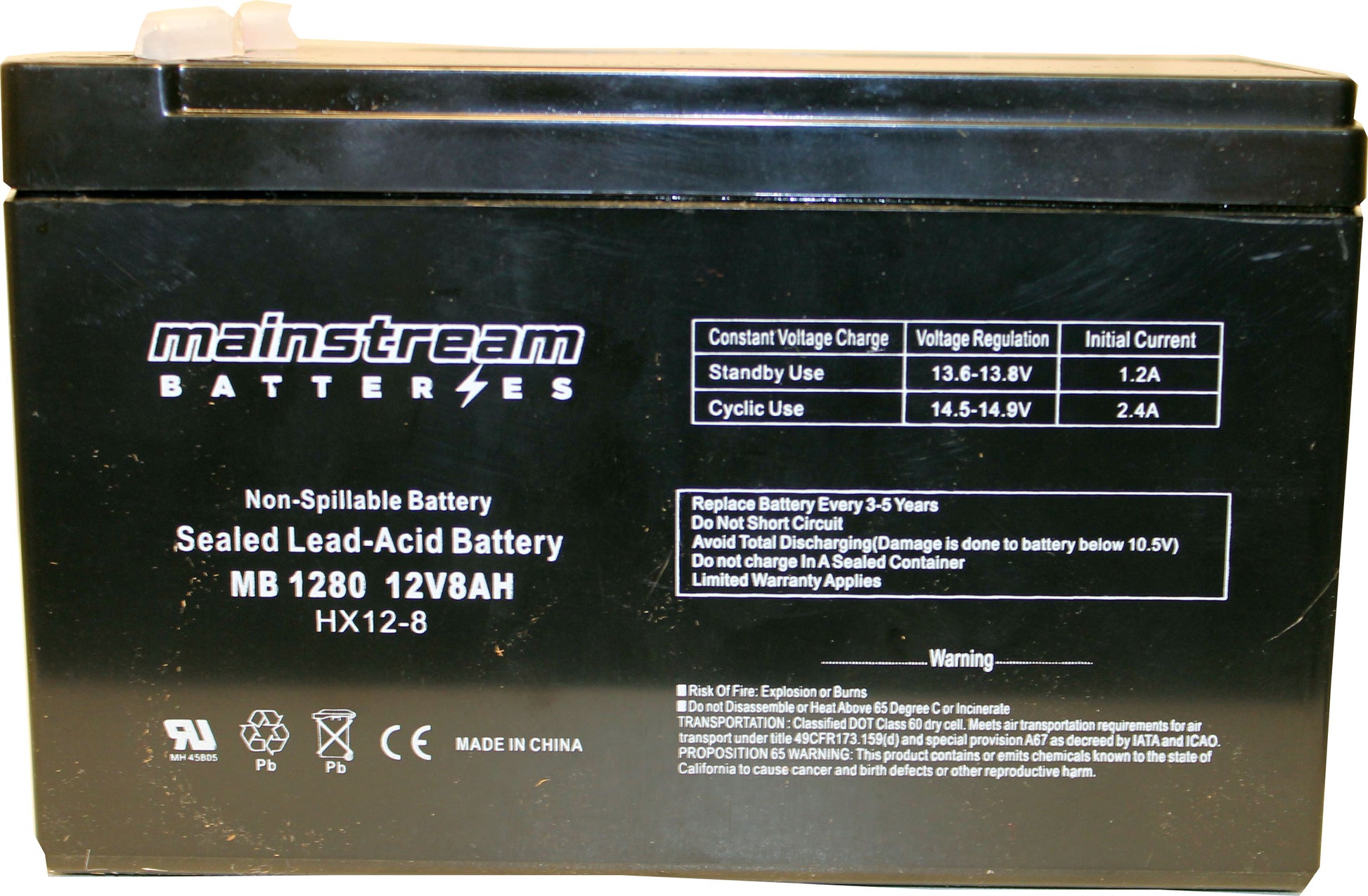 Replacement Battery For Solarguard 155