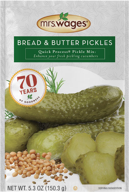 Mrs. Wages Quick Process Bread & Butter Pickle Mix