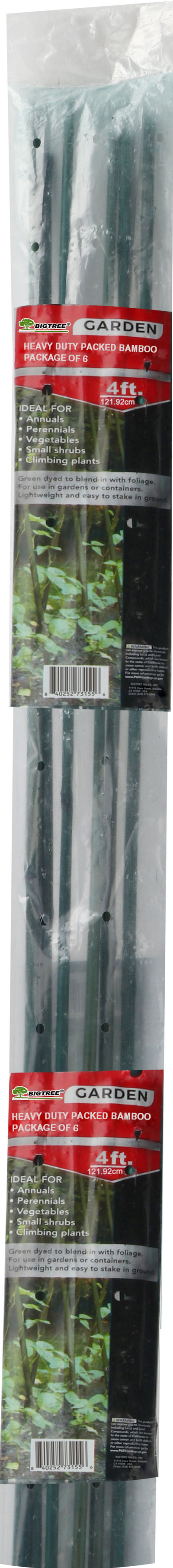 Big Tree Packaged Bamboo Stakes