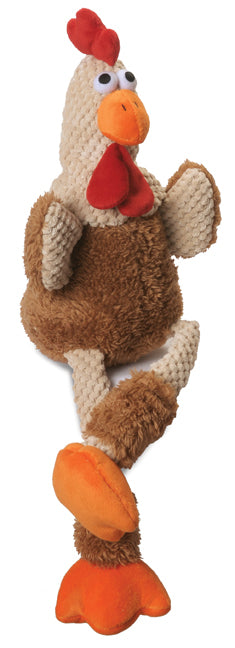 Godog Just For Me Skinny Rooster Dog Toy