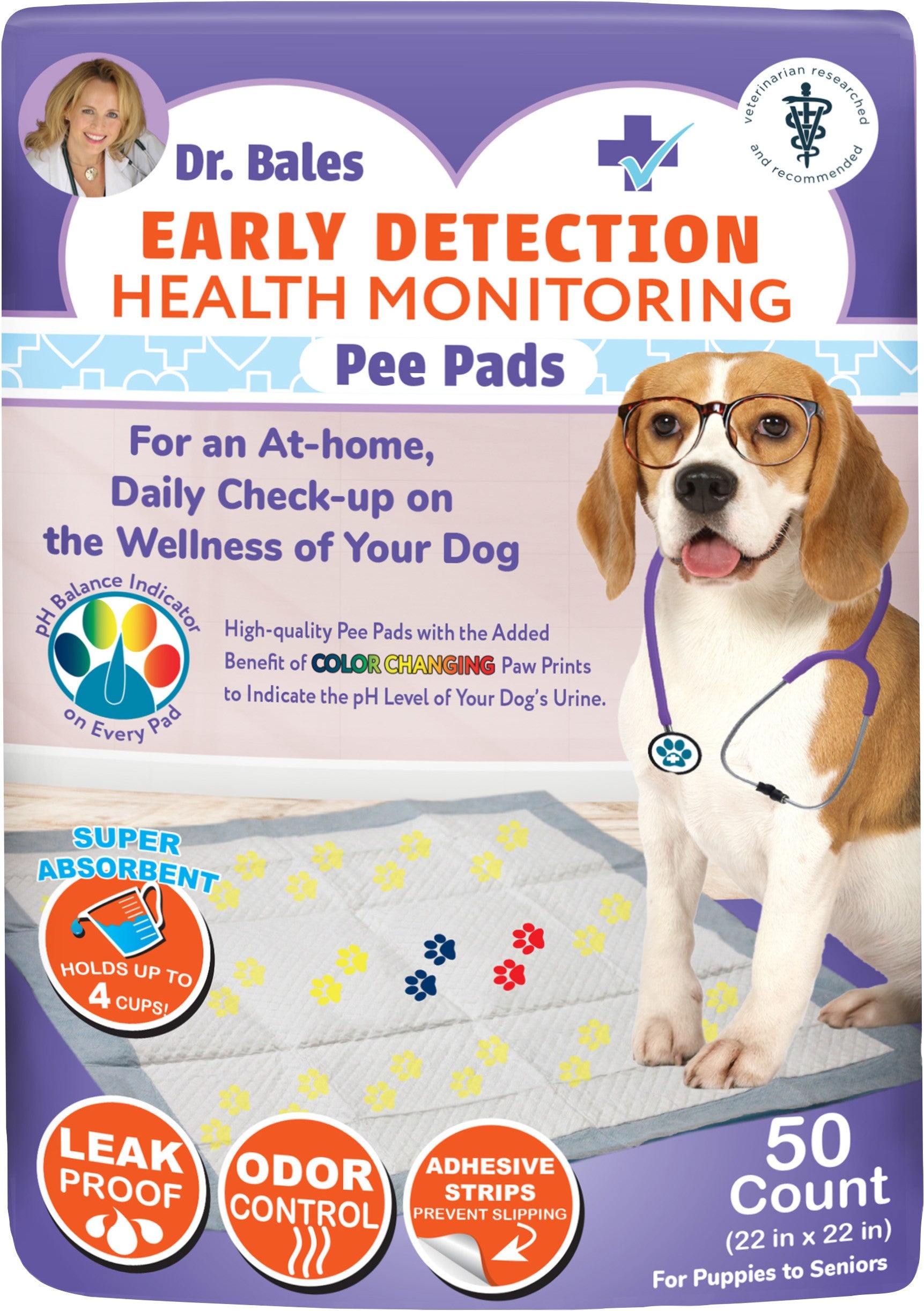 Dr. Bales Health Monitoring Puppy Pads