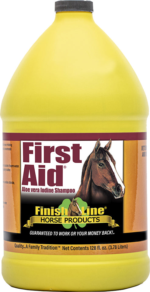 Finish Line First Aid Aloe Vera Iodine Shampoo