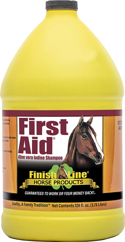 Finish Line First Aid Aloe Vera Iodine Shampoo