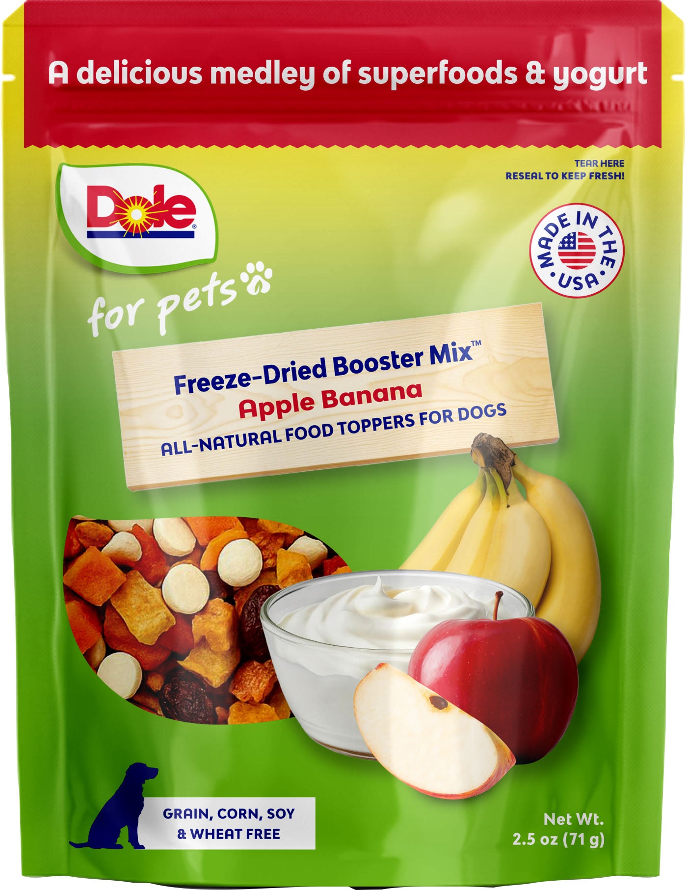 Dole Pet Yogurt Boosters With Probiotics