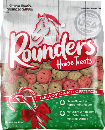 Rounders Candy Cane Crunch Horse Treats