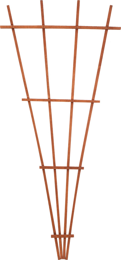 Wood Fan Garden Trellis