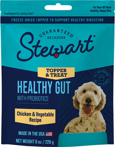 Stewart Freeze Dried Healthy Guts Dog Treats Pouch