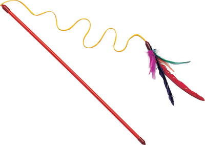 Spot Feather Dangler Teaser Wand