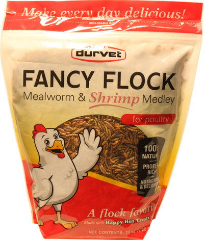 Durvet Fancy Flock Mealworm & Shrimp Medley