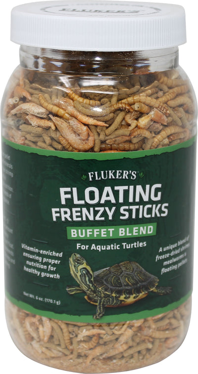 Buffet Blend Aquatic Turtle Floating Frenzy Sticks