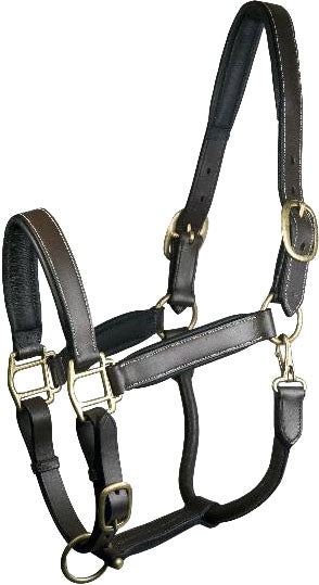 Gatsby Adjustable Padded Leather Halter