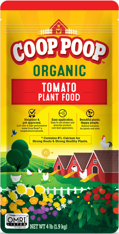 Coop Poop Tomato Plant Food