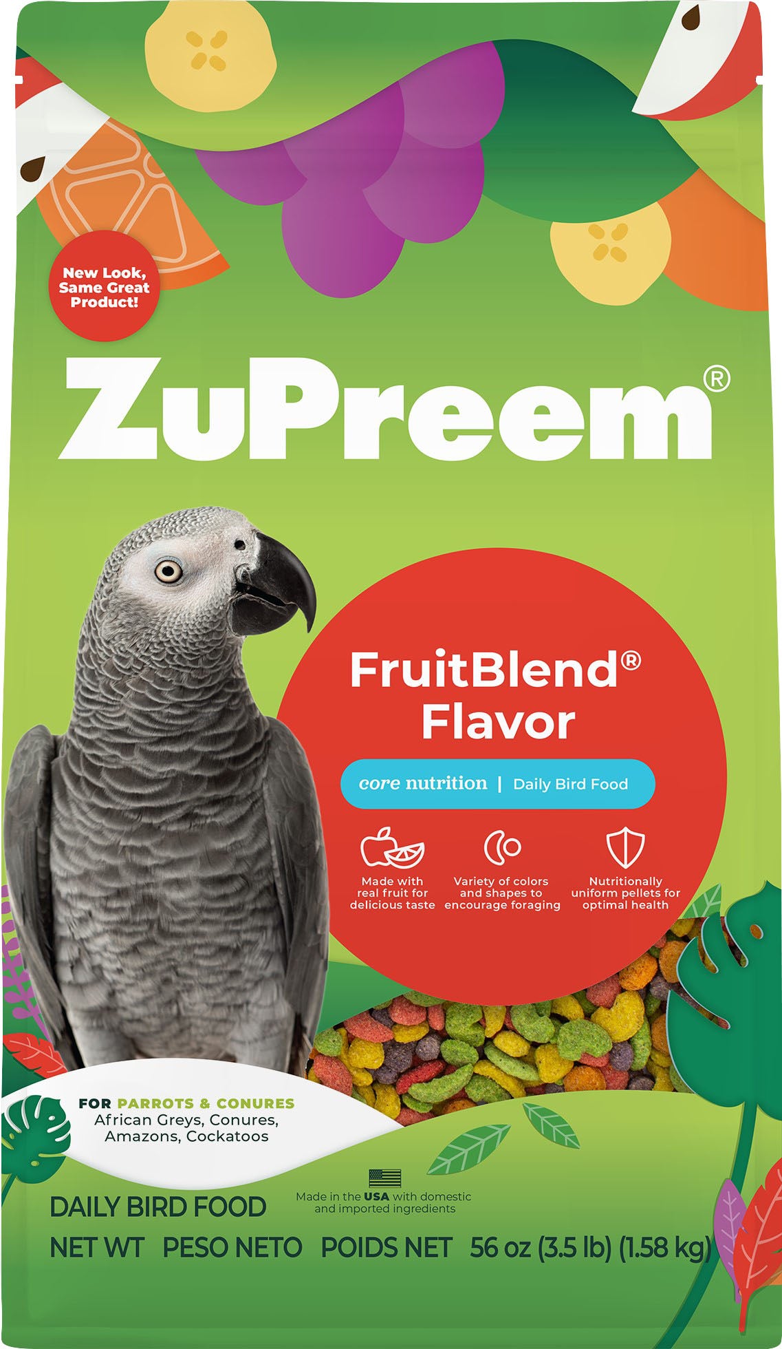 Fruitblend Flavor Parrots/Conures Food