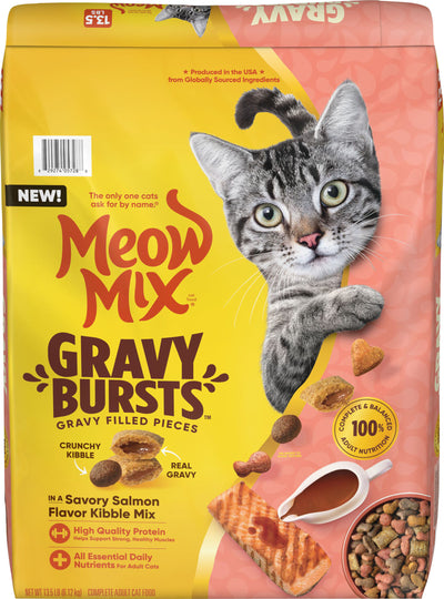 Meow Mix Gravy Bursts Dry Cat Food