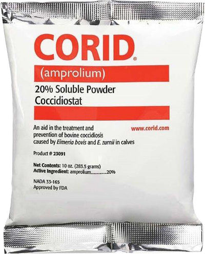 Corid 20% Soluble Powder Coccidiostat For Calves