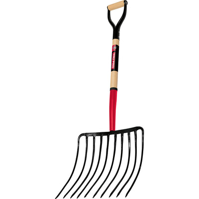 Tru Pro 10 Tine Forged Ensilage Fork D Grip Handle