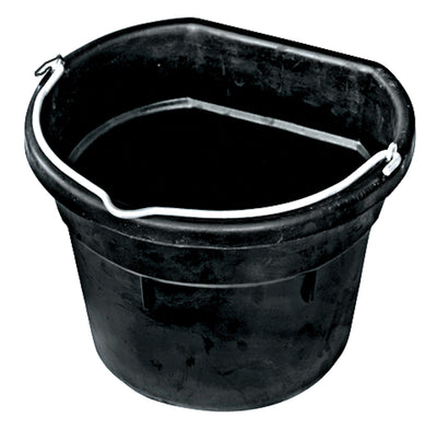 Heated Flat-Back Rubber Bucket