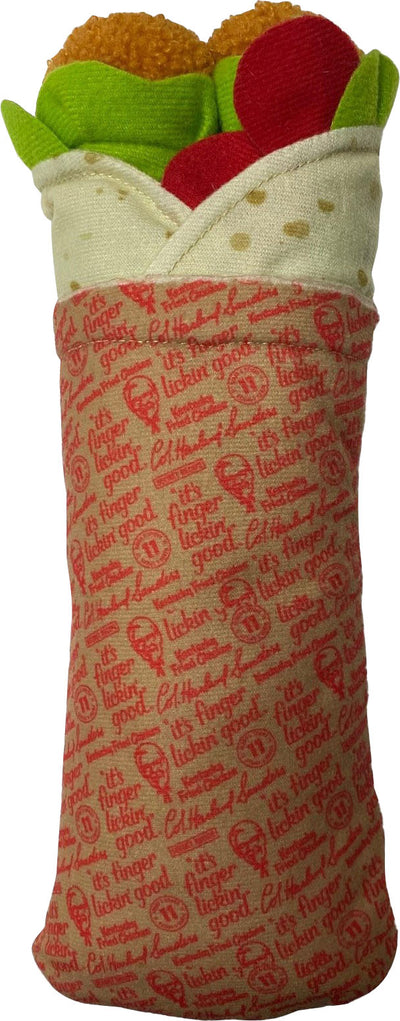 Spot Kfc Plush Chicken Wrap Dog Toy