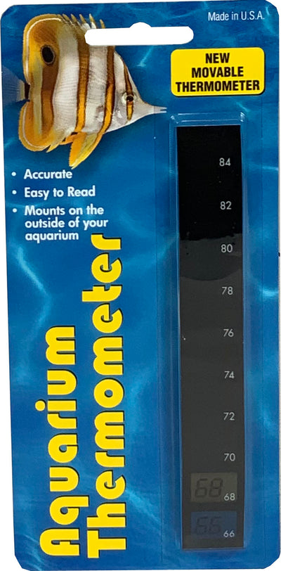 Liquid Crystal Vertical Aquarium Thermometer