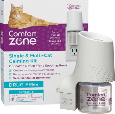 Comfort Zone Soothing Diffuser Kit For Cats