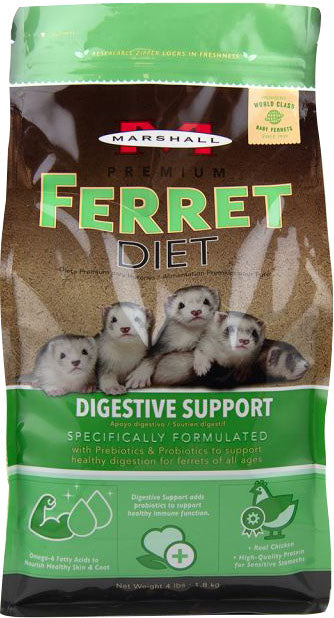 Marshall Premium Ferret Diet Digestive Support