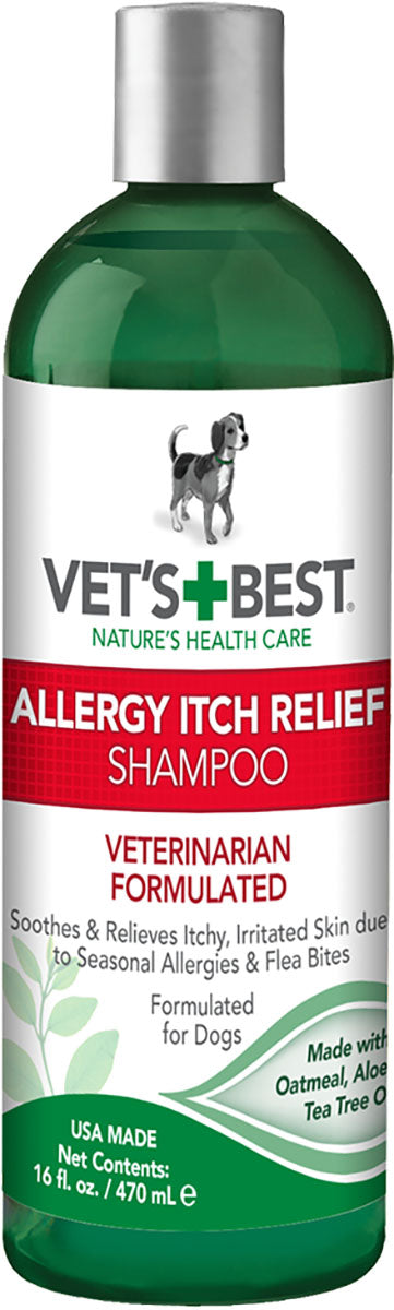 Vets Best Allergy Itch Relief Shampoo For Dogs