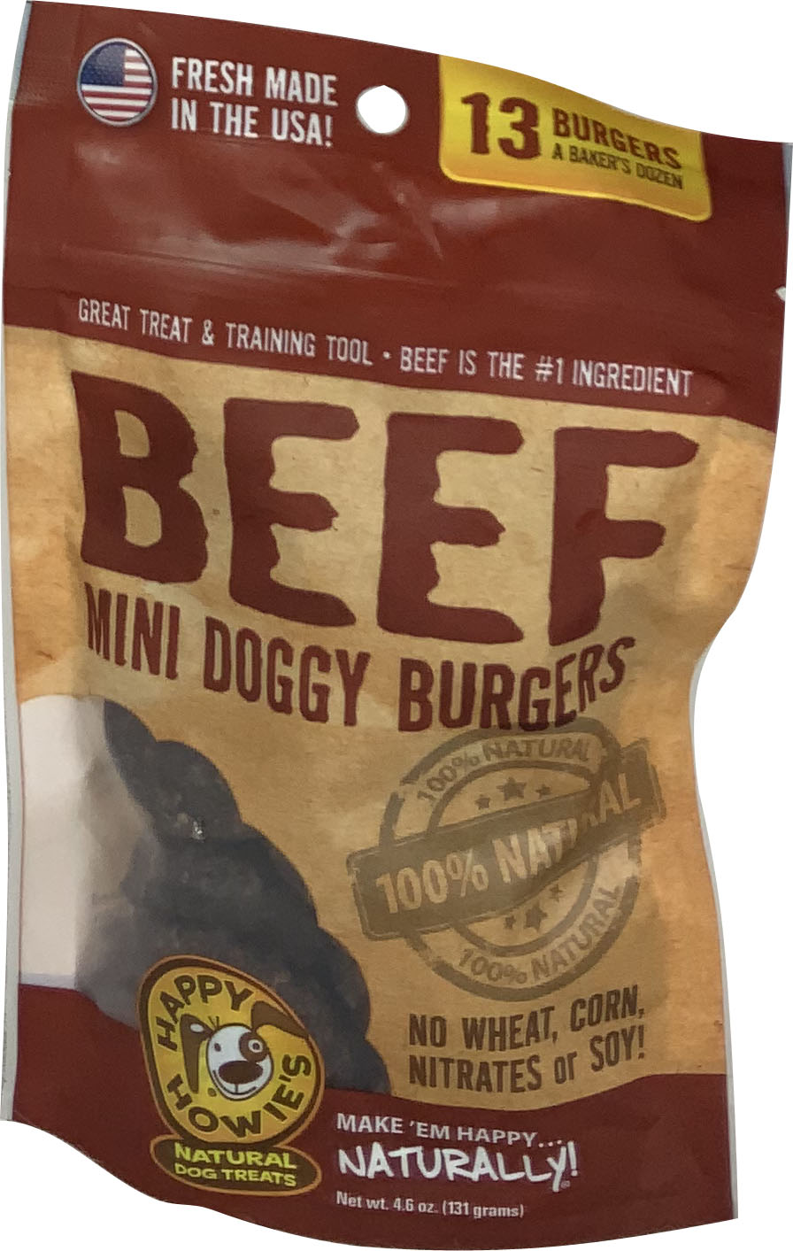 Happy Howie'S Burger Dog Treats