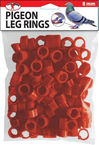 Little Giant Plastic Pigeon Leg Rings 100pk
