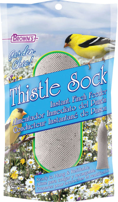 Garden Chic! Thistle Sock Instant Finch Feeder