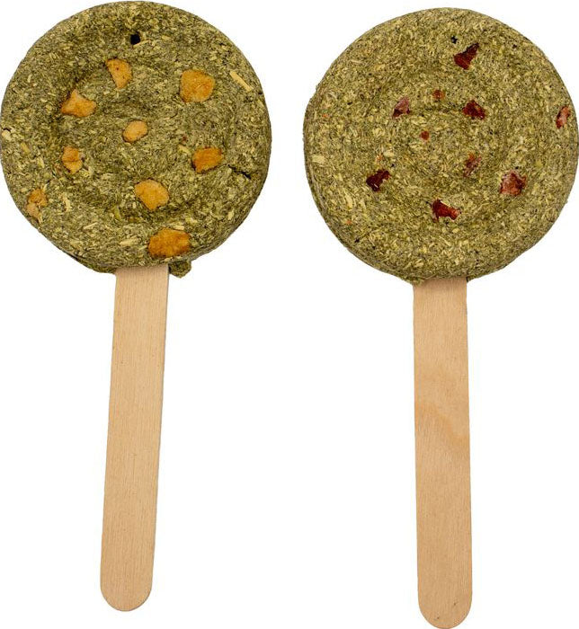 Nibbles Harvest Swirl Hay Pops Small Animal Toy