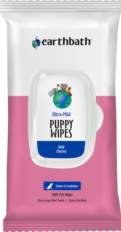 Earthbath Puppy Ultra Mild Wipes
