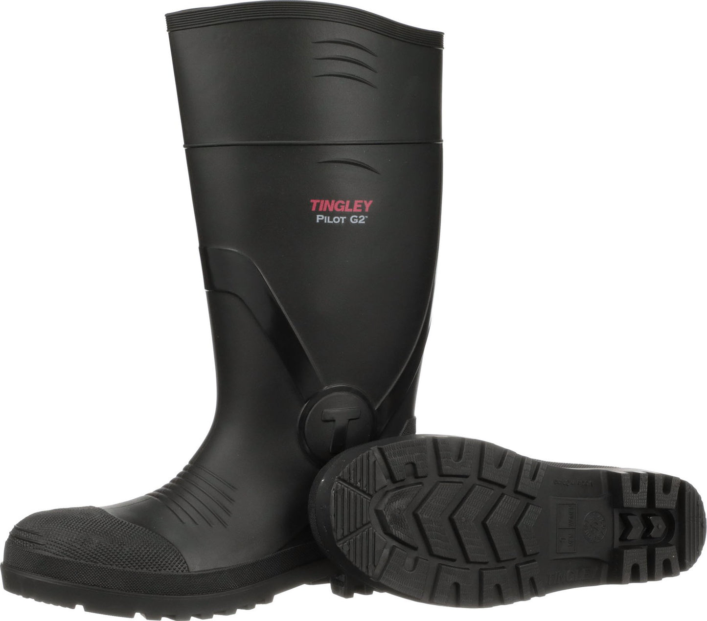 Tingley Pilot Plain Toe Knee Boot