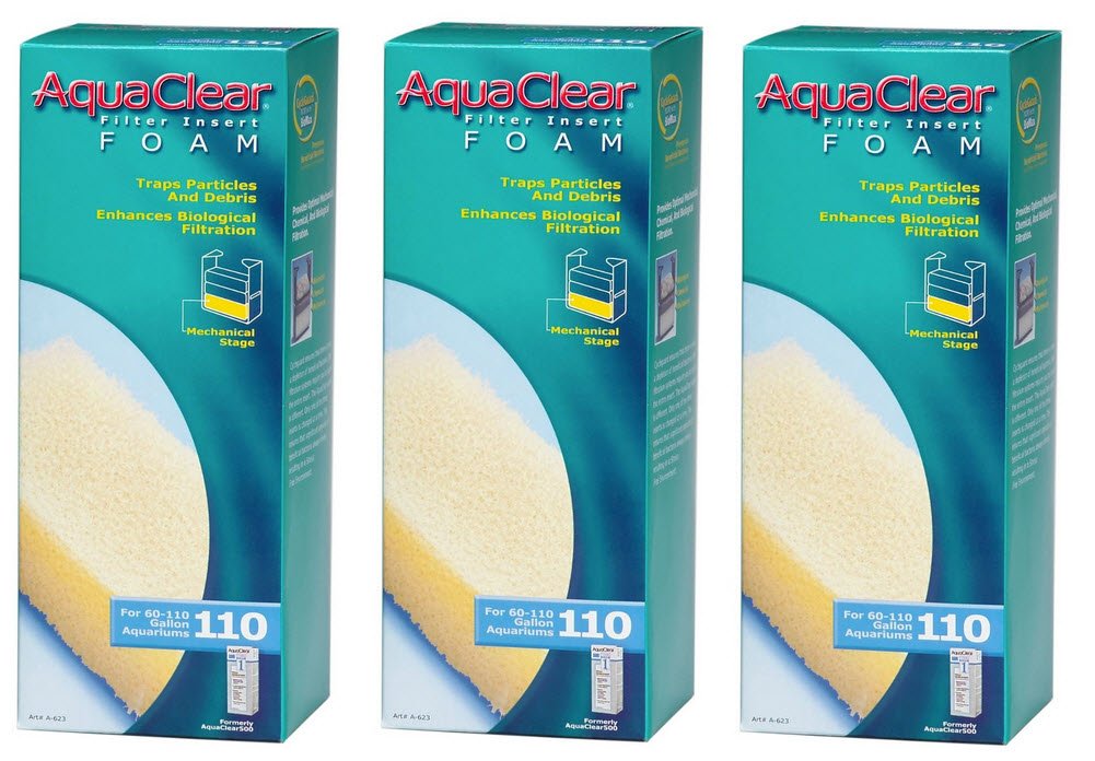 AquaClear 110 Foam Insert (3-Pack)