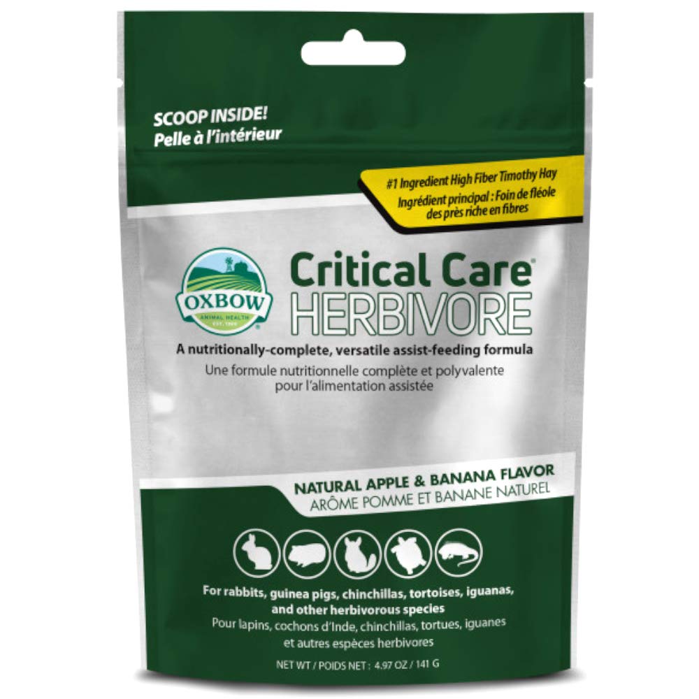 Oxbow Animal Health Critical Care Apple & Banana 141g.