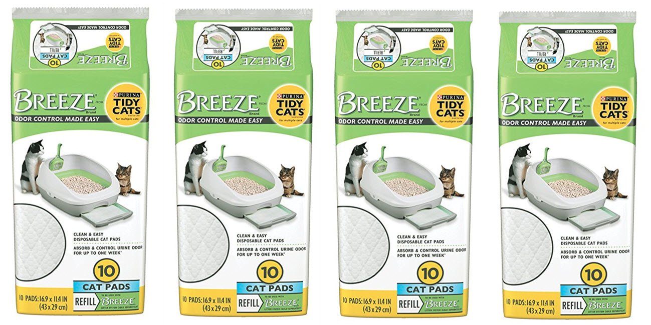 Tidy Cat Breeze Pads, 10 Count Multi Packs Monster Pets